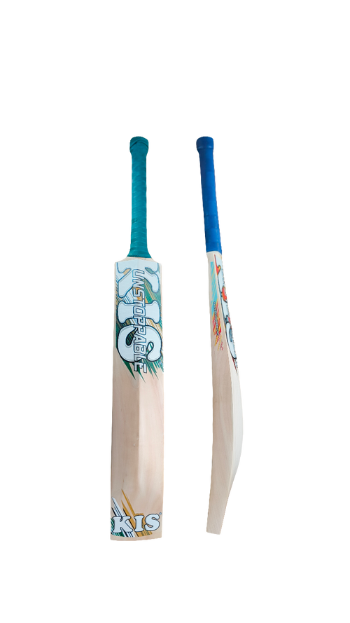 Boom Boom KIS Bat Kashmir Willow back side and side profile view