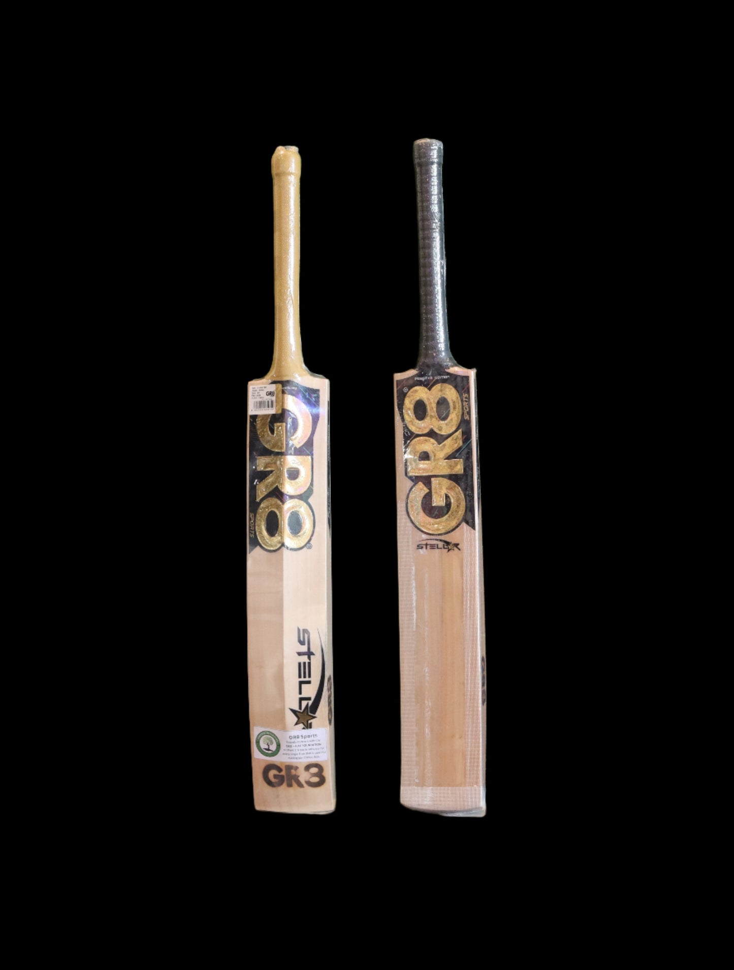 gr8 cricket bat with side blade and back face smooth finish